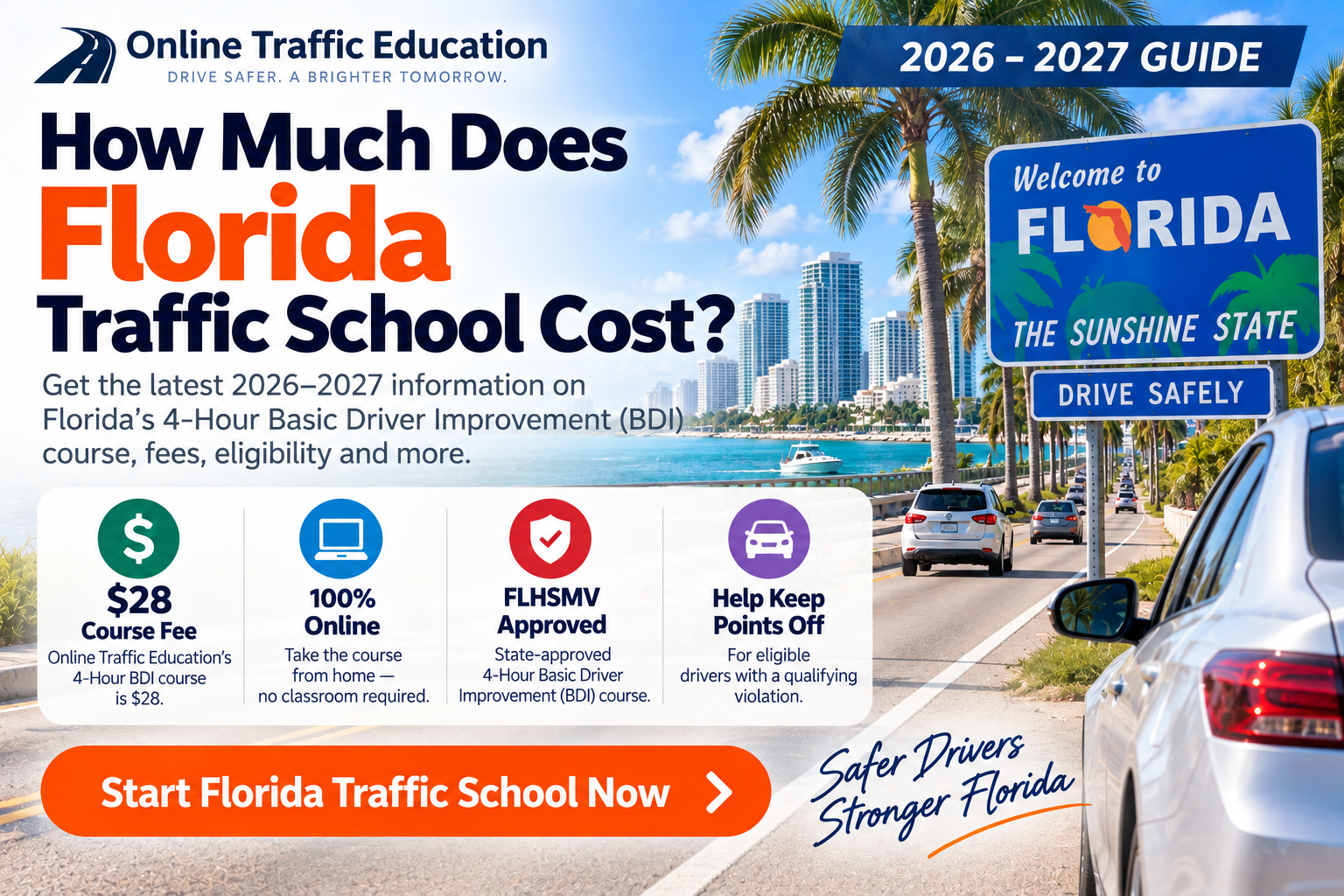 How Much Does Florida Traffic School Cost (2026 and 2027 Guide)